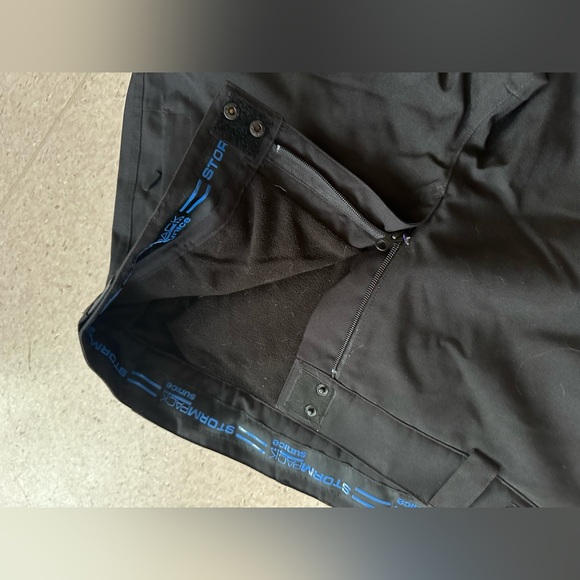 NWOT mens XL black snow pants - Picture 5 of 8